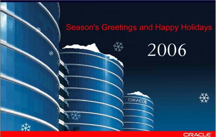 Oracle New year